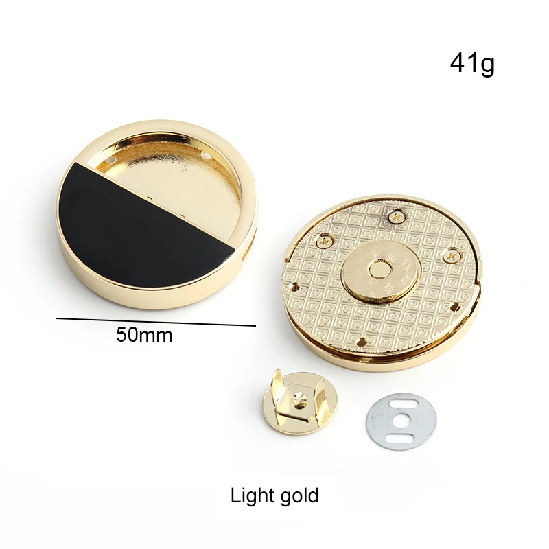 1-5-20sets 68x24mm Light Gold Butterfly Style Magnetic Lock Buckles Metal Purse Handbag Decoration Bag Closure Clasp Accessories