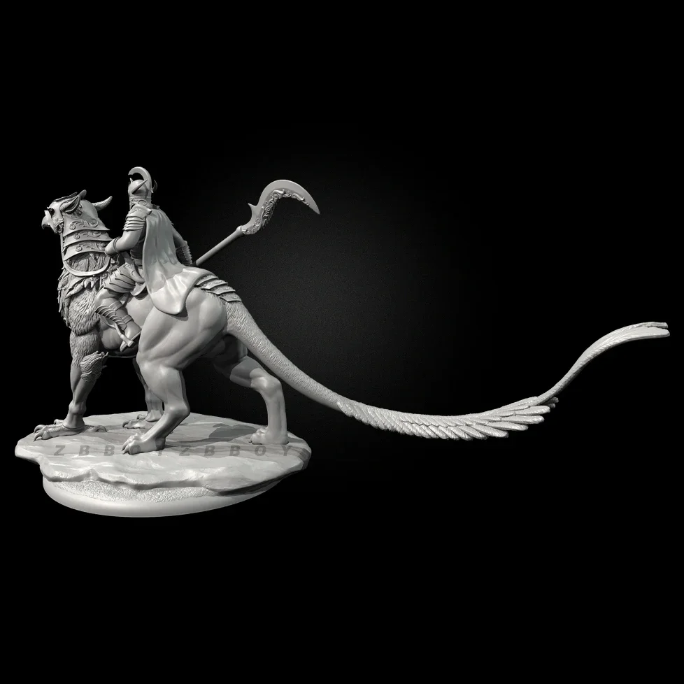 De hoogte van de mens 38 mm 50 mm 75 mm Harsmodelsets figuur kleurloos en zelf-geassembleerd (3D-printen) TD-7448 / 3D