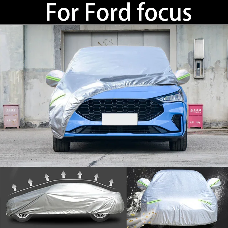 

For Ford focus winter Car Cover Dustproof Outdoor Indoor UV Snow Resistant Sun rain Protection waterproof hail cover for car