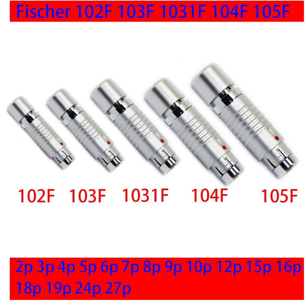 

for Fischer 102 103 1031 104 105 Series Cable Mounted Plug 3 Pin Circular Connector Instrumentation accessories