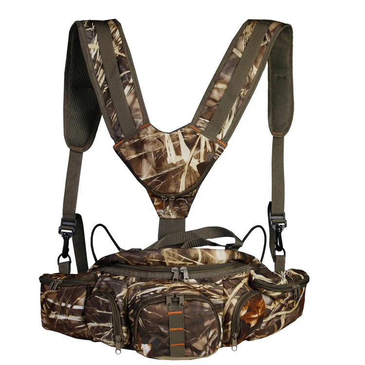 

Sling Belt Carry Camouflage Camo Waterproof Leather Bird Duck Waterfowl Blind Hunter Hunting Game Backpacks Waist Bags