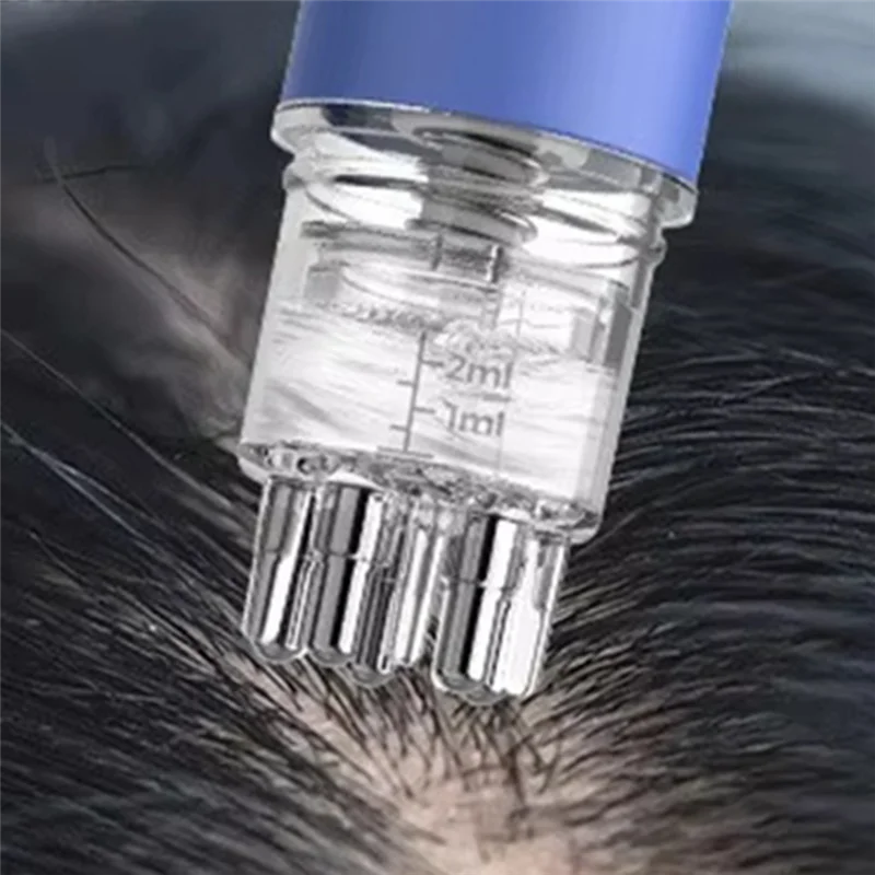 ABVI-Scalp قضيب رئيس Dil 1 مللي كرة دوارة تطبيق السائل تدليك العناية بالشعر مشط زيت طبي قضيب الطب