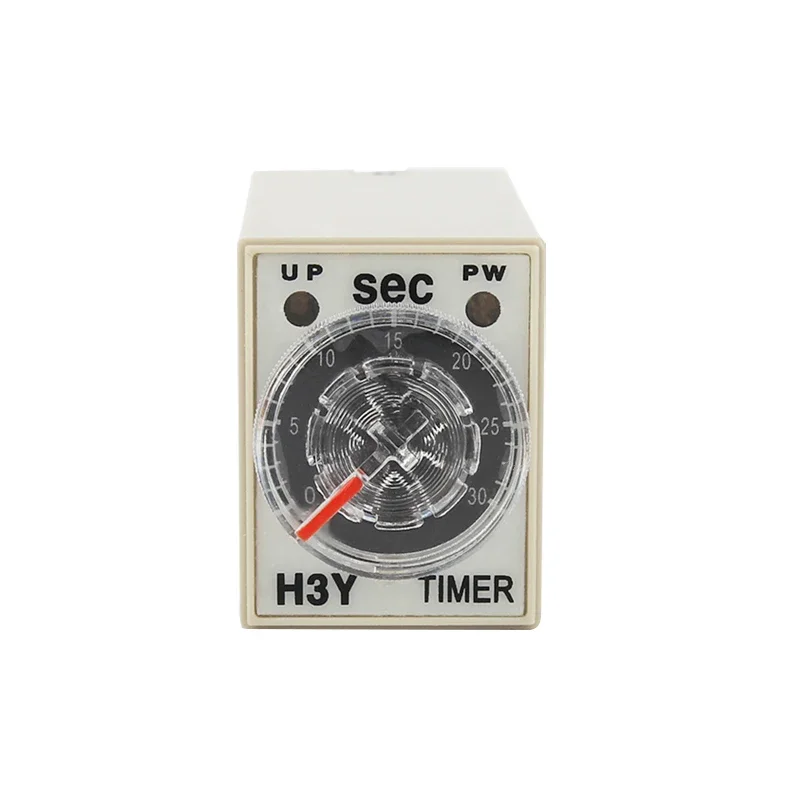Delay Timer 0-60Min H3Y-2 DC12V DC24V AC110V AC220V Time Relay with PYF08A 8pin Base Mini Time Relay