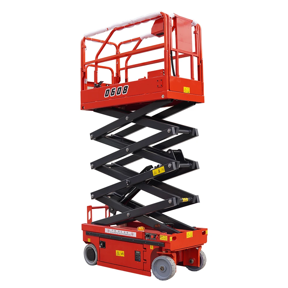 

YG 8m Aerial Work Lift Platform Multifunctional Hydraulic Self-propelled Scissor Lift Table Platform Construction Lifting Sale