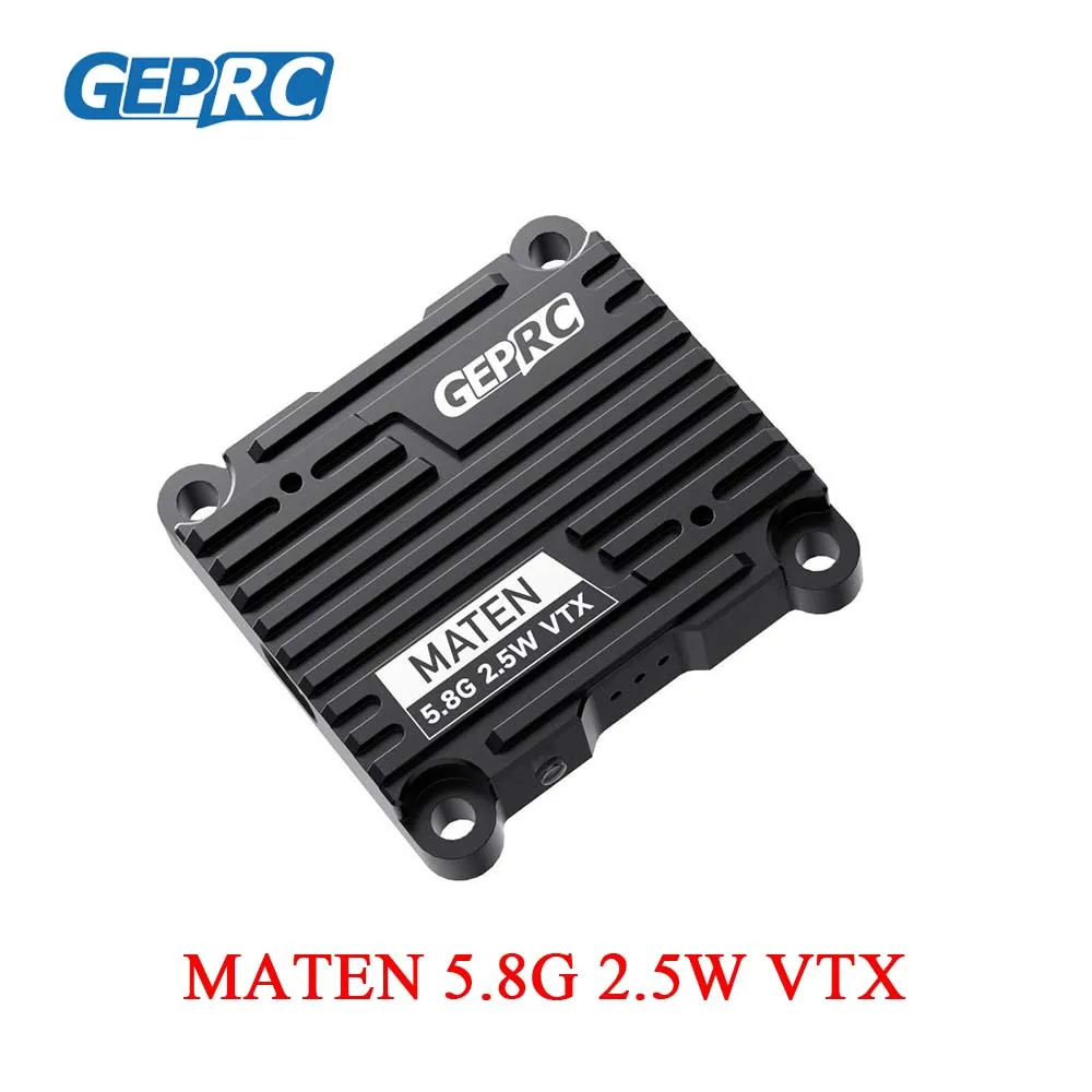 Módulo transmissor GEPRC MATEN 5.8G 2.5W VTX 2500mW 7V - 36V Microfone embutido para drone de corrida de longo alcance FPV