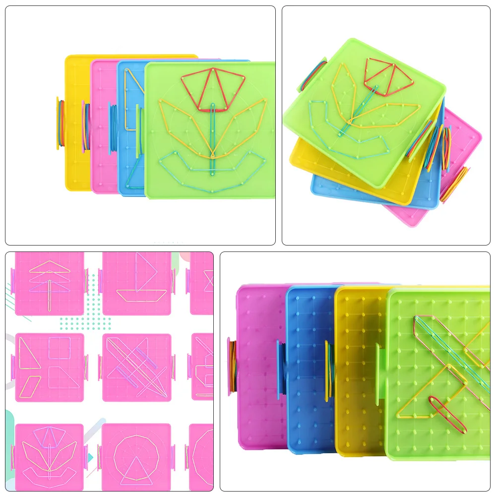 

Nail Board Teaching Aids Instrument Educational Toy Double Sided Creative Plate Mathematics Student