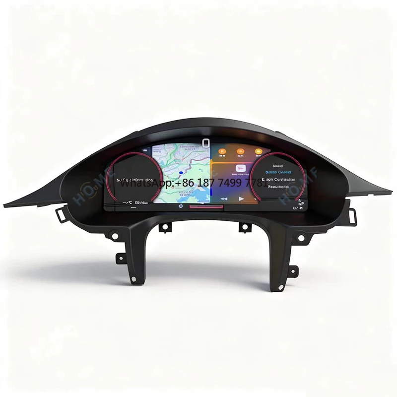 

LCD Speedometer Digital Dashboard Panel Virtual Instrument Cluster CockPit for. .With Wireless Carplay 2010-2016