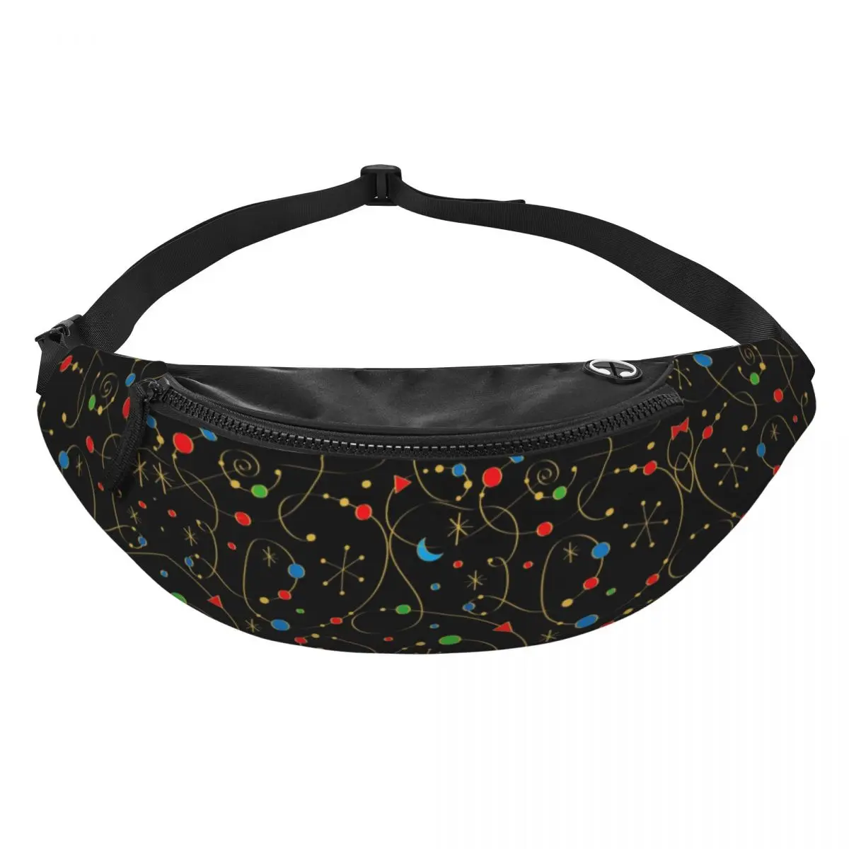 Composição geométrica Fanny Pack para mulheres e homens, bolsa de cintura transversal para viagem, bolsa para telefone casual, pop art