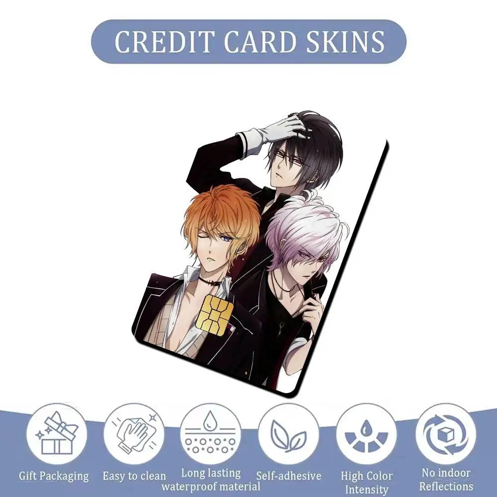 Gothic Vampire D-Diabolik Lovers Card Stickers for Bank Access Protective Waterproof Film Cover