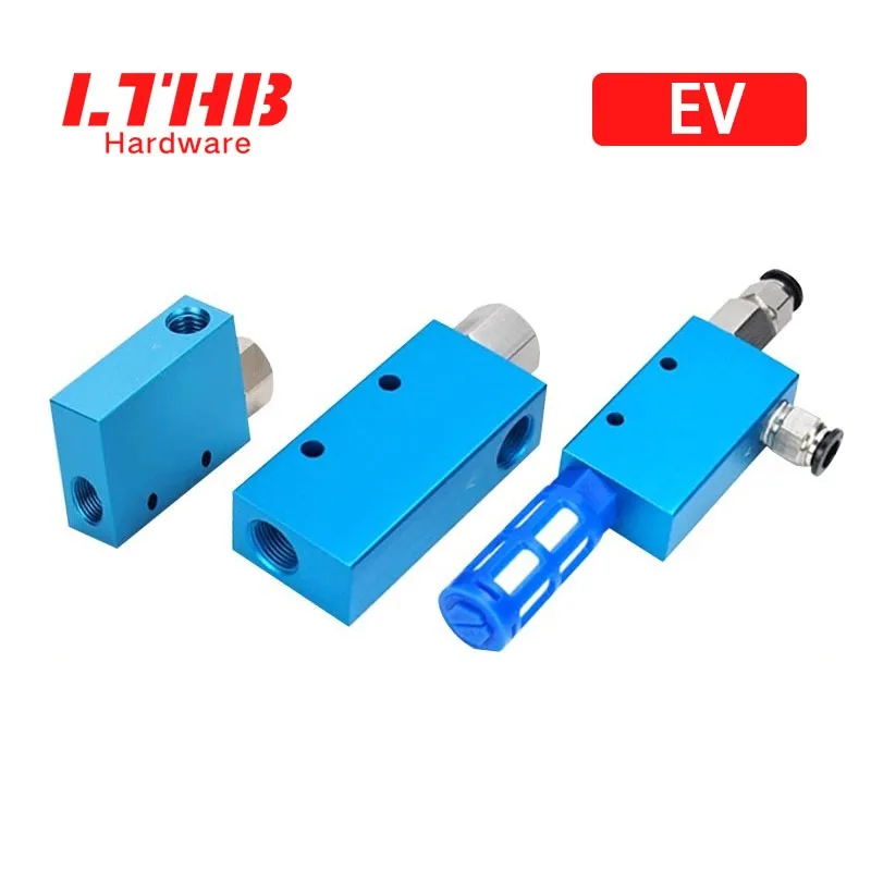 Vacuum Generator Large Flow Valve EV-15/20/25HS Pneumatic Accessories Manipulator Suction Cup Negative Pressure Switch Control