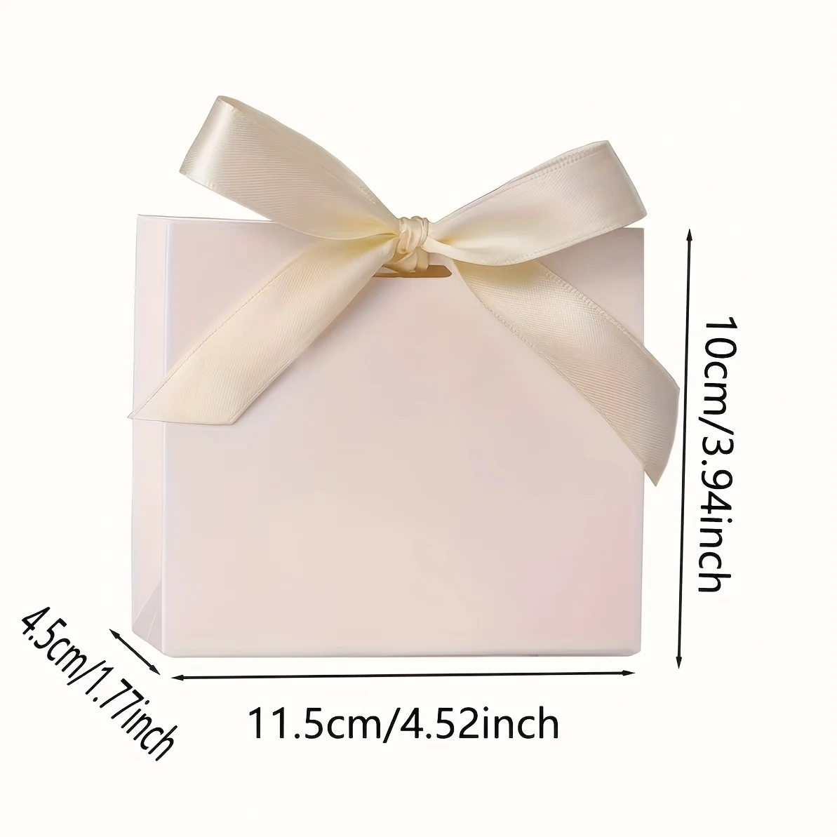 10-teiliges DIY Mini-Geschenktüten-Set – leere Geschenkbox für Hochzeiten – Verpackung für Geburtstagsfeiern mit Band – Hochzeitsgeschenkbox – Geschenkbox, Geschenktüten – Detail 2