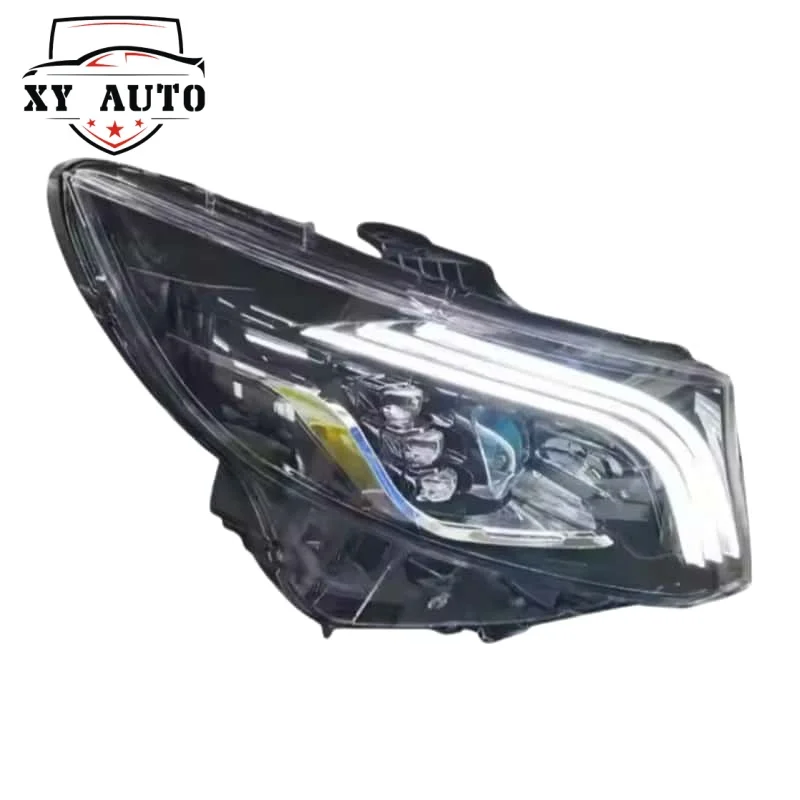 PARA Mercedes-benz Vito W447 V250 2015 12V 36w Conjunto de farol branco e âmbar com faróis LED modificados de alta qualidade