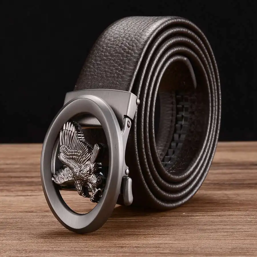 

NEW Ratchet Belt for Men Automatic Belt Adjustable Ratchet Dress Belt Width:35mm Men Waistband Leather Belts for Men