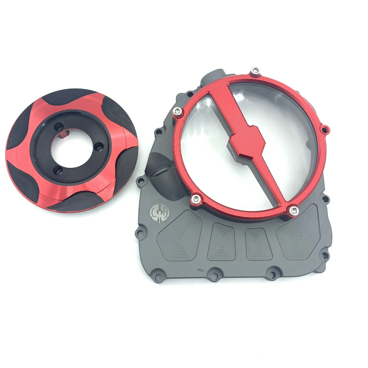 

Sai 600 Huanglong transparent clutch cover engine side cover chase modification decoration
