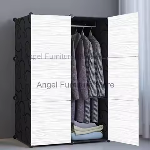 Storage Portable Bedroom Clothes Partitions Organizer Wardrobe Closet Simple Display Door Watches Guarda Roupa Salon Furniture