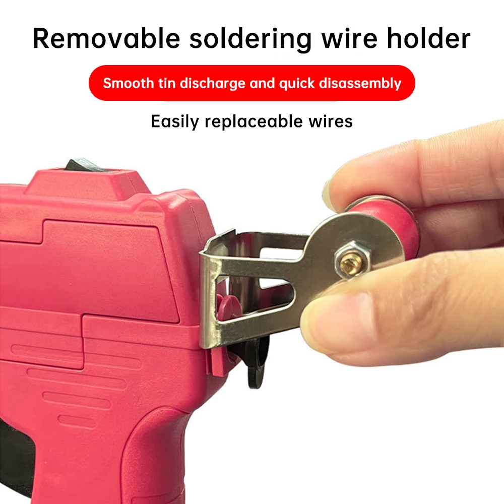 Pistola de soldadura de calor externa de 60W, soldador eléctrico de mano de estaño, punta de pistola de estaño de 220V/110V, herramienta de soldadura