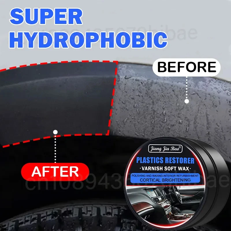 Car Plastic Restorer Coating Agent Back To Black Gloss Auto Plastic Rubber Leather Restore Auto Polish Repair Coating Renovato