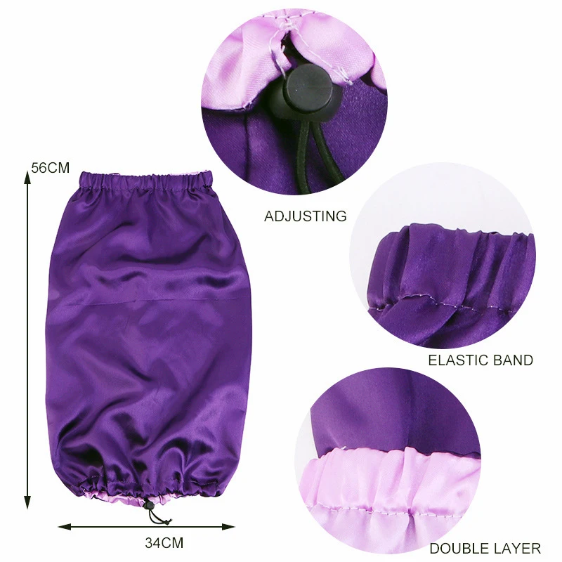 Bonnet de nuit Long en Satin pour femmes, Bonnet de couchage soyeux avec large bande élastique pour cheveux bouclés, Bonnet de soins, Turban, chapeau de nuit, nouvelle collection 2025