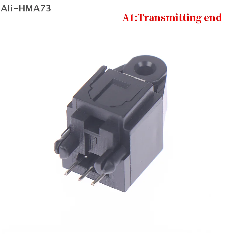 (YY)1 قطعة DLR2180 (نهاية الإرسال/الاستقبال) محطة الألياف البصرية الصوتية دبوس أفقي 3-Pin أصحاب الألياف البصرية موصل