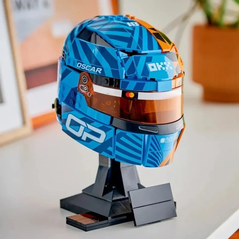 Juguetes Nuevos en Stock 2026, Modelo de Casco de Piloto de Carreras Clásico, Juguetes de Bloques de Construcción Creativos para Adultos, Regalos de Cumpleaños para Fanáticos