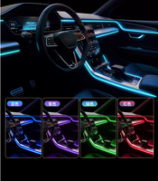 2M Car Interior Led Strip Light Neon EL Wiring Decorative Lamp For BMW X3 E38 G01 E30 X5 E70 E53 E46 E60 E61 F36 F40 Auto Light