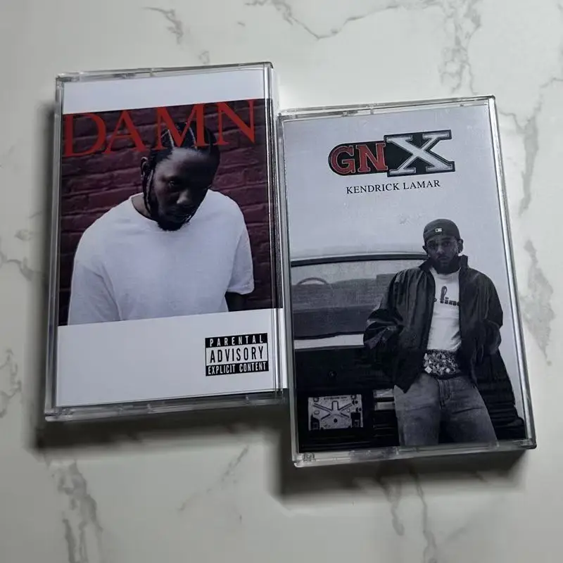 Fita musical Rap Kung Fu Kenny Kendrick Lamar DAMN. Álbum gnx cassetes cosplay walkman gravador carro soundtracks caixa festa música