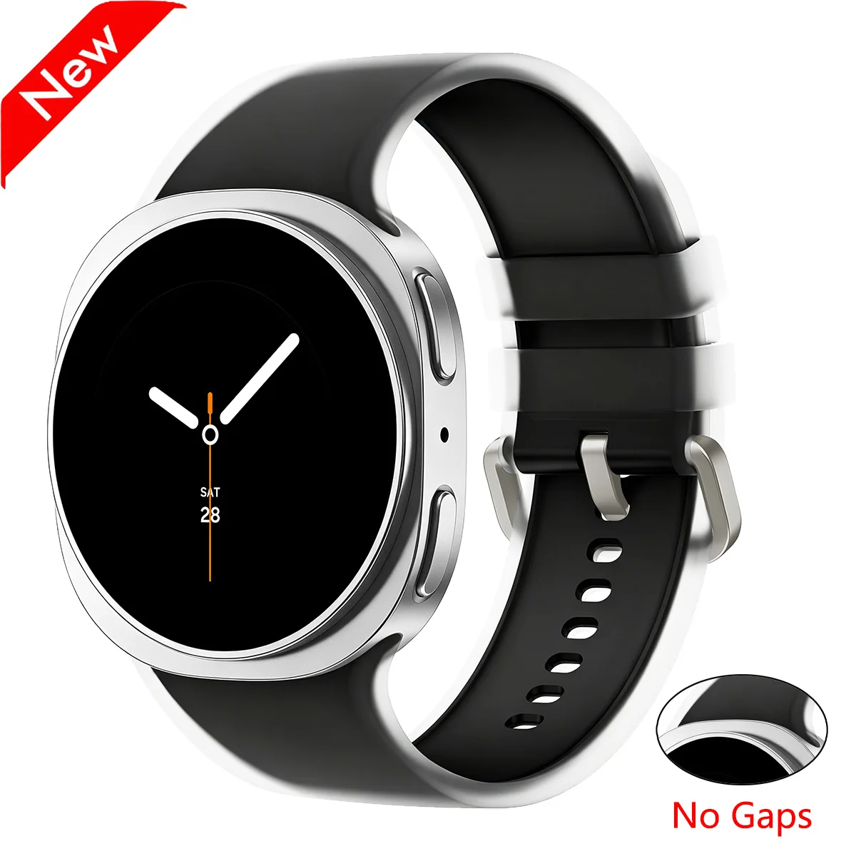Original Silicone Band for Samsung Galaxy Watch 9 8 40mm 44mm Sport Strap for Samsung Galaxy Watch Classic 8 46mm Bracelet Belts