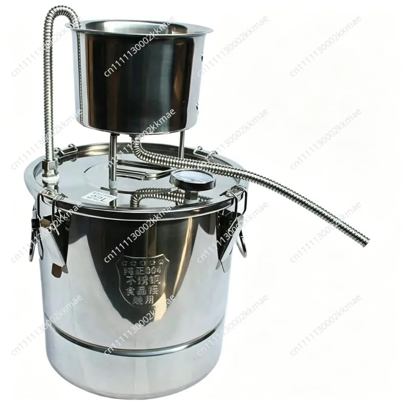 Household Stainless Steel Brewing Equipment Machine Hydrosol Still Machine Grain Baijiu Fermentation Distilled Wine Integrated