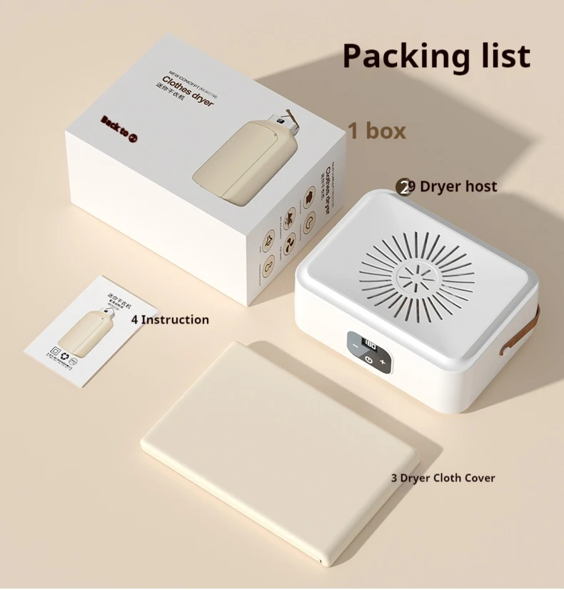 신제품 실내 옷 건조기 접이식 휴대용 건조기 히터 캐비닛형 옷 건조기 접이식