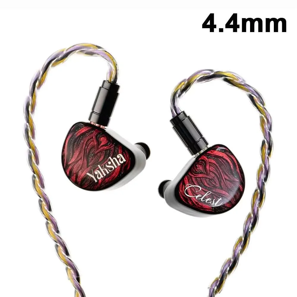 Celest Yaksha Earphone 2DD+1BA+1MPD In Ear Monitor With Detachable Cable For HiFi Music Gifts Earbuds Headset
