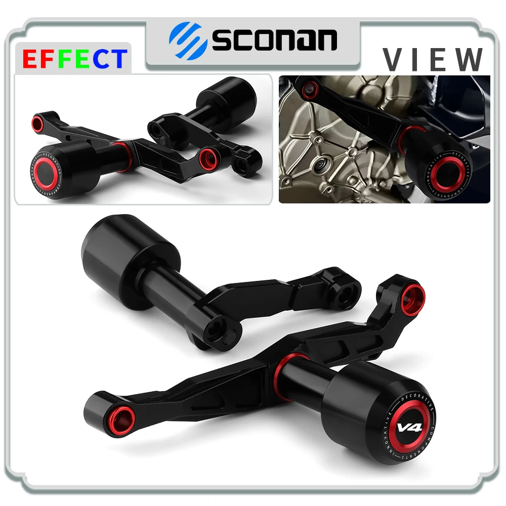 For DUCATI V4 Multistrada V4S Sport V4 Rally Pikes Peak 2023 Motorcycle Accessories Anti-drop Frame slider Crash Protector Guard