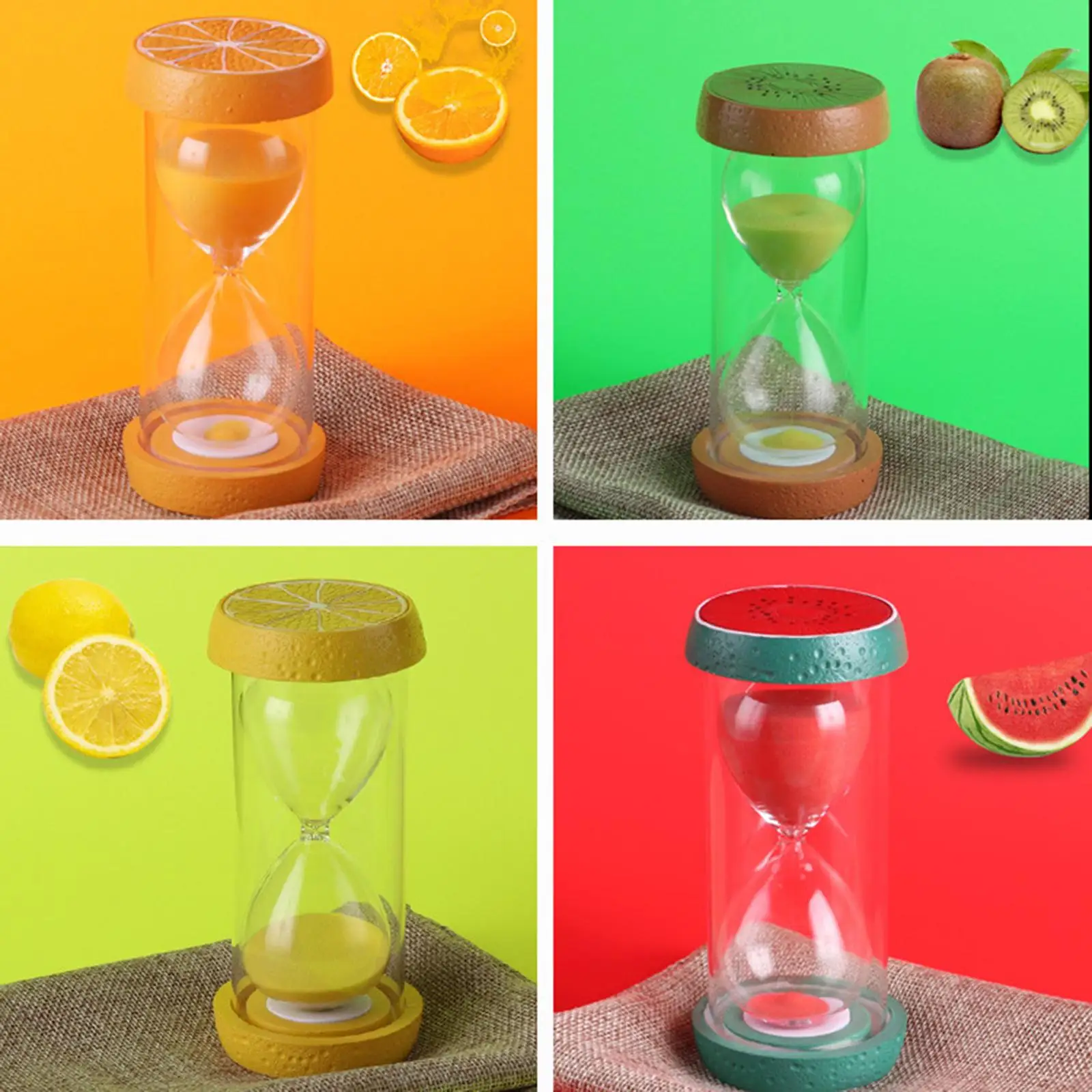 Learning Sand Timer Glass Hourglass 30 Min for Children Brushing Kitchen Timer