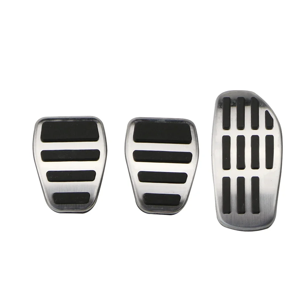 For Nissan Pulsar Tiida C13 Car Foot Pedals Stainless Steel Rest  Accelerator Tray Brake No Drilling Pedal Cover Pads Part