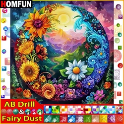 HOMFUN Fairy Dust AB DIY 5D Diamond Painting 