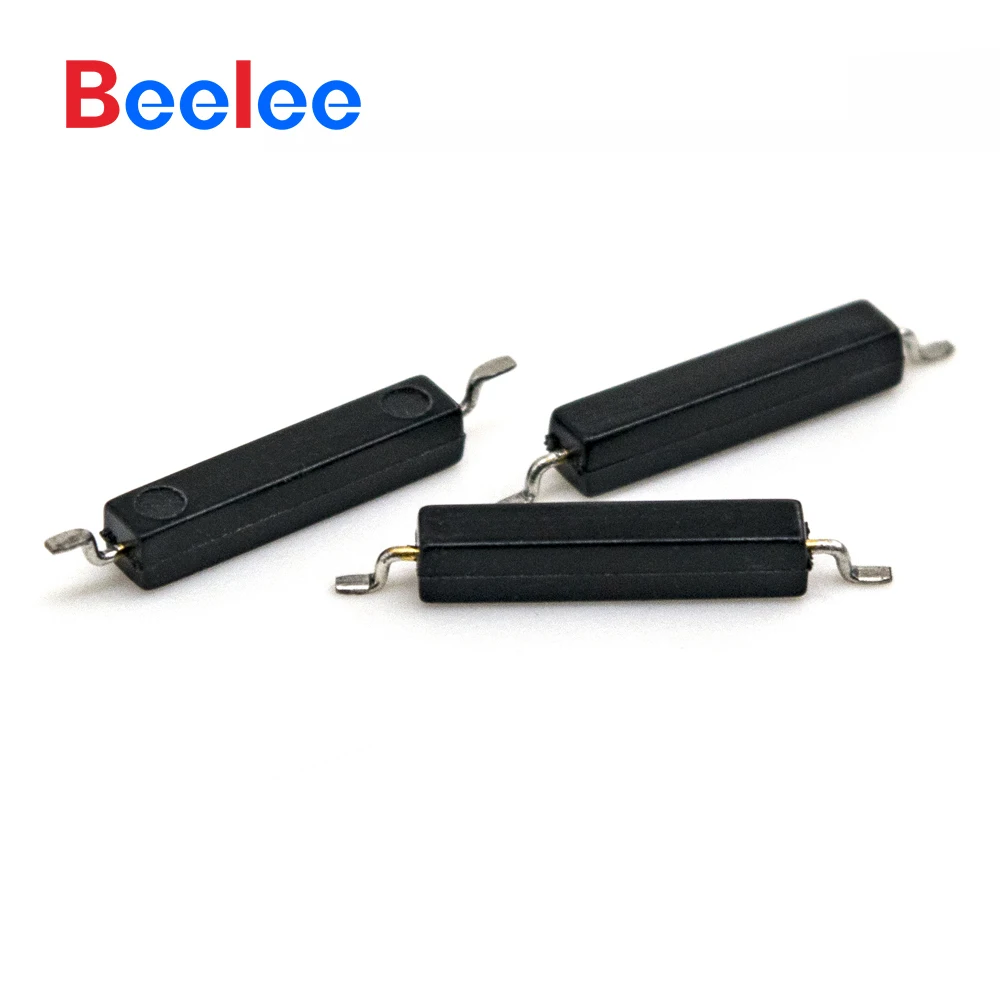 50 قطعة GBeelee 2.8X16mm البلاستيك مختومة الجافة ريد التبديل الاستشعار المغناطيسي ريد التبديل الاستشعار أسطواني مختومة ل عدادات المياه