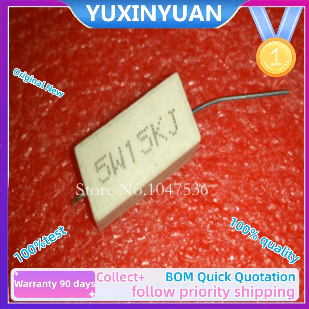 10PCS/lot  5W15KJ  5W   Chip  100%test  IC IN STOCK  100%good YUXINYUAN