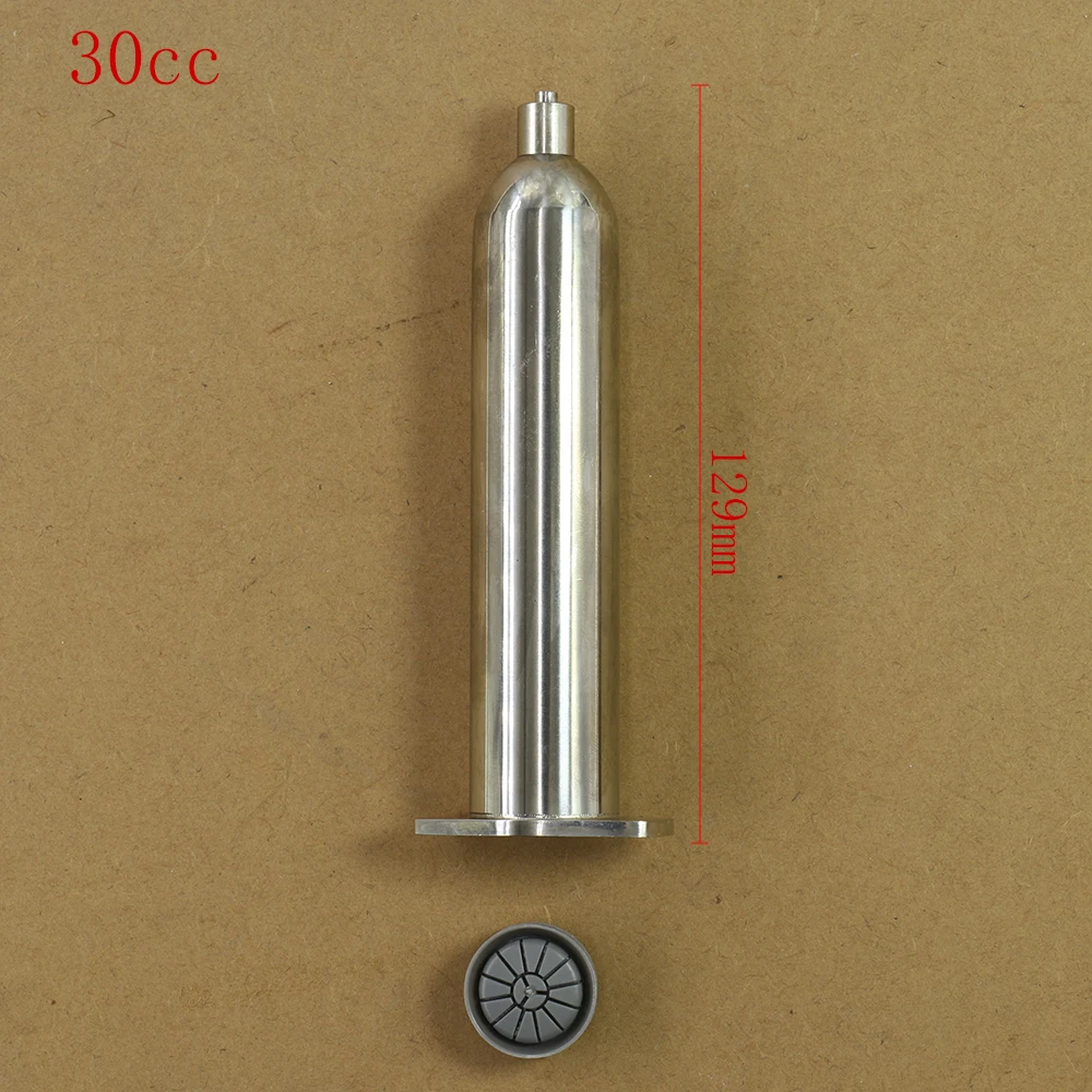 Kleber-Dosierfässer im japanischen Stil, Edelstahl-Industriespritze 30 cc, 50 cc – Detail 5