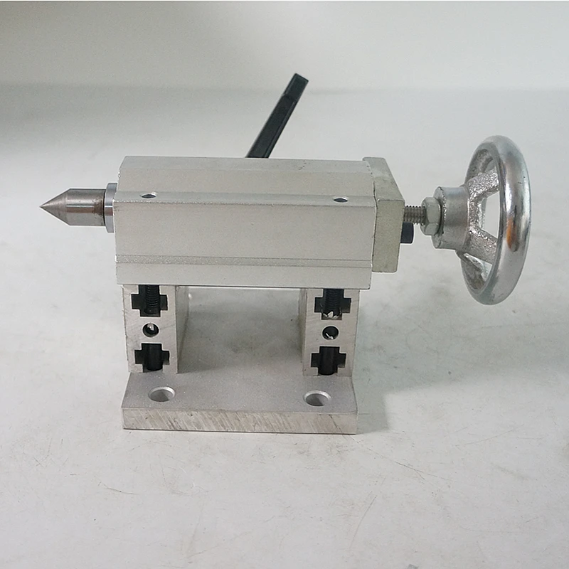 LY Tailstock Center Height 92MM for CNC 4th Rotary Axis Use DIY Engraving Carving Milling Machine Parts