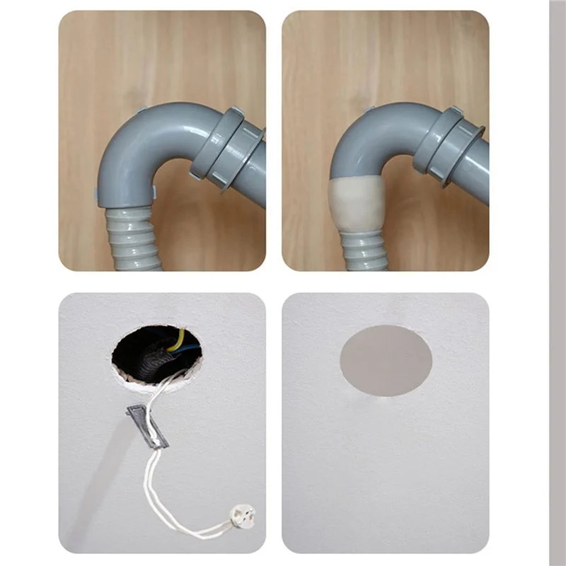 【Vendita di liquidazione】 50 pezzi di sigillo di fango super diamante, nuovo tipo di sigillo bianco per mastice di tenuta impermeabile per riparazione di guarnizioni di tenuta