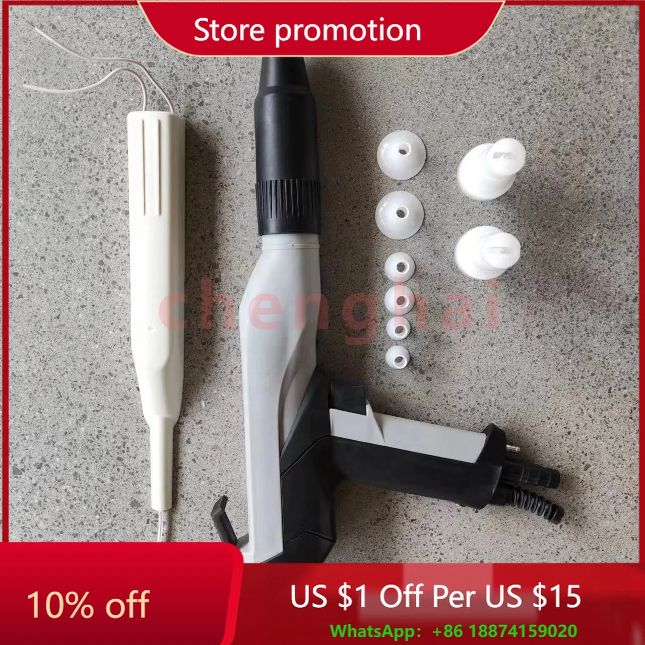 

Litone 2023 New Manual Coating Gun with Nozzles for Electrostatic Powder Coating Machine