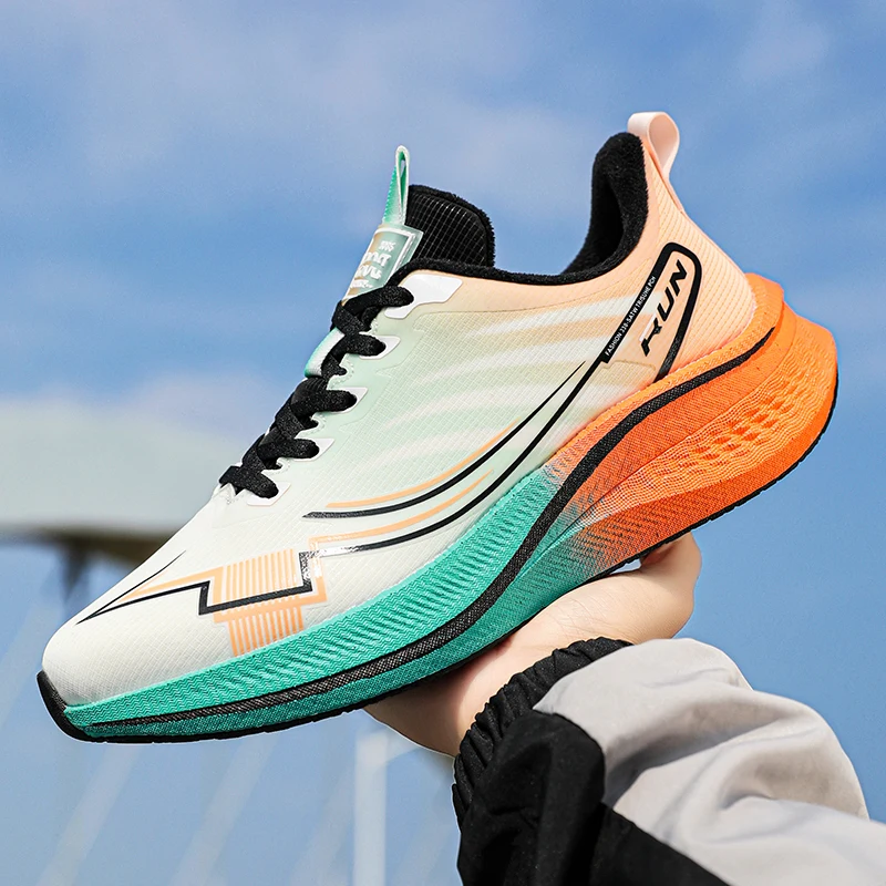 

Men's outdoor breathable four season casual speed runing shoes wear-resistant sneakers soft-sole comfortable racing sports shoes