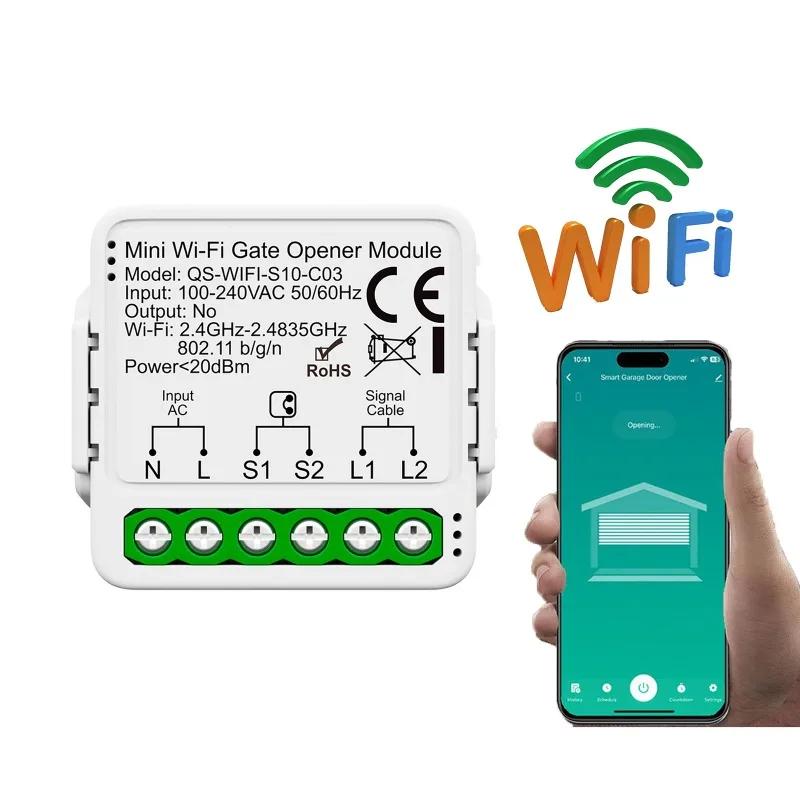 Tuya Zigbee3.0 WIFI الذكية فتحت باب المرآب تحكم وحدة تبديل وحدة تحكم المحرك التتابع مع مساعد المنزل أليكسا جوجل