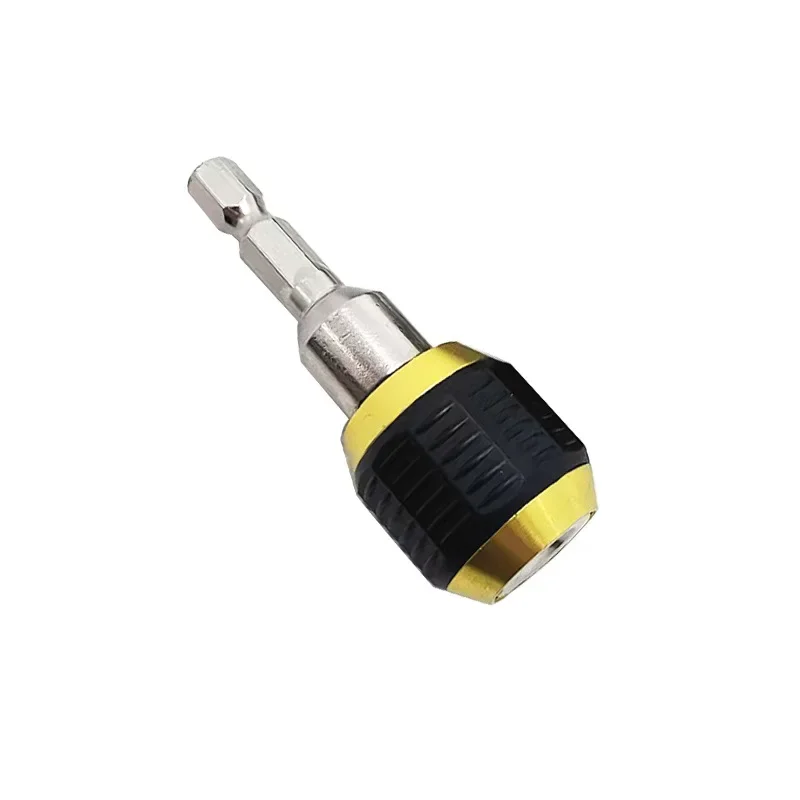 Electric Drill Adapter Pop-up Self-locking Connecting Rod Hexagonal Handle Large End Quick Release and Quick Change Screwdriver