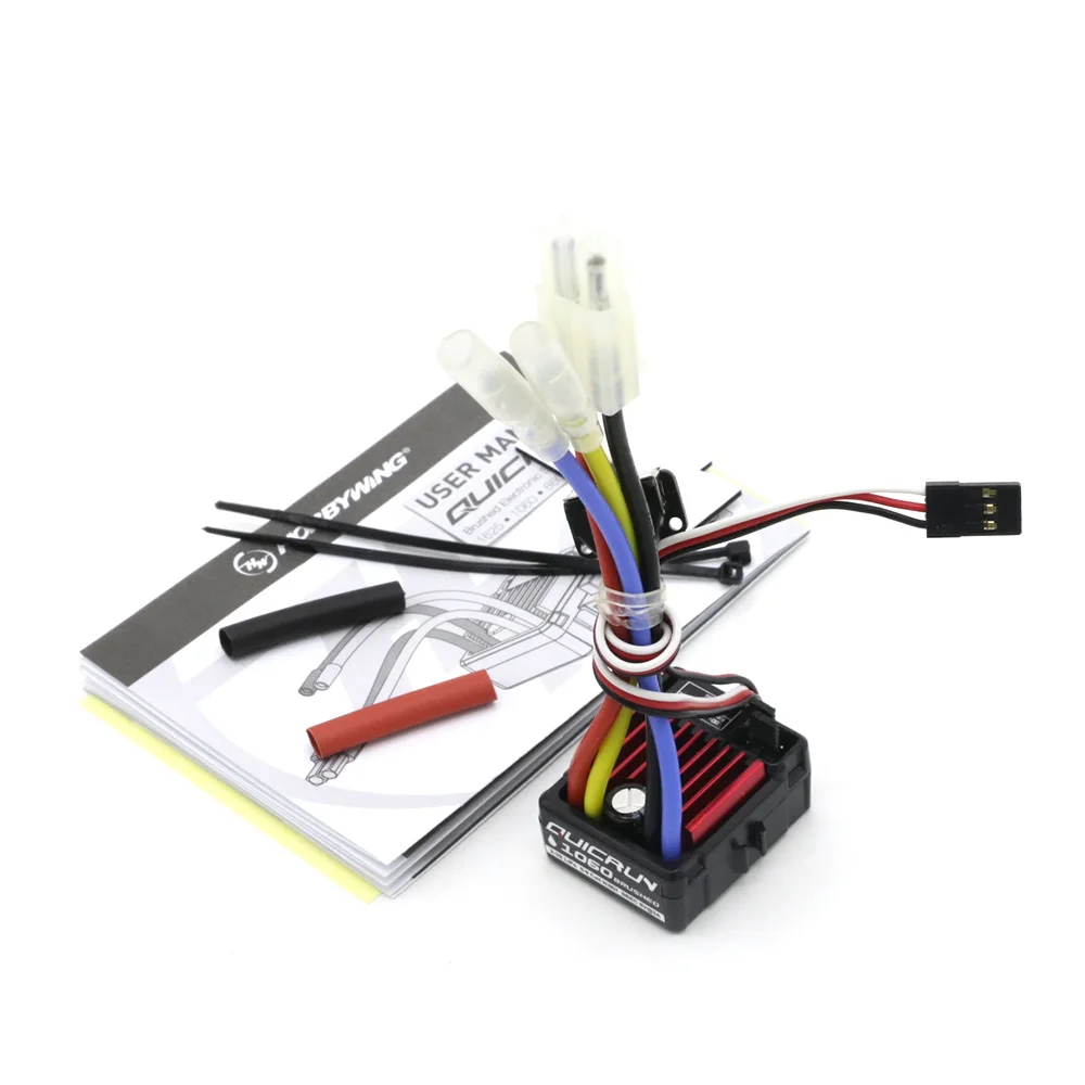 Hobbywing Quicrun Geborsteld 1060 60A Electronic Speed Controller Esc 1060 Met Switch Mode Bec Voor 1:10 Rc Auto