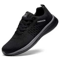 Men Sneakers Breathable Knit Men's Shoes Lightweight Men Running Shoes Non Slip Men Casual Shoe Tennis Shoes Unisex Size 35-50