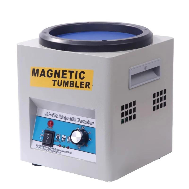

Универсальная магнитная финишная машина JX185 Быстрая полировка для разглаживания краев ювелирных изделий из драгоценных металлов