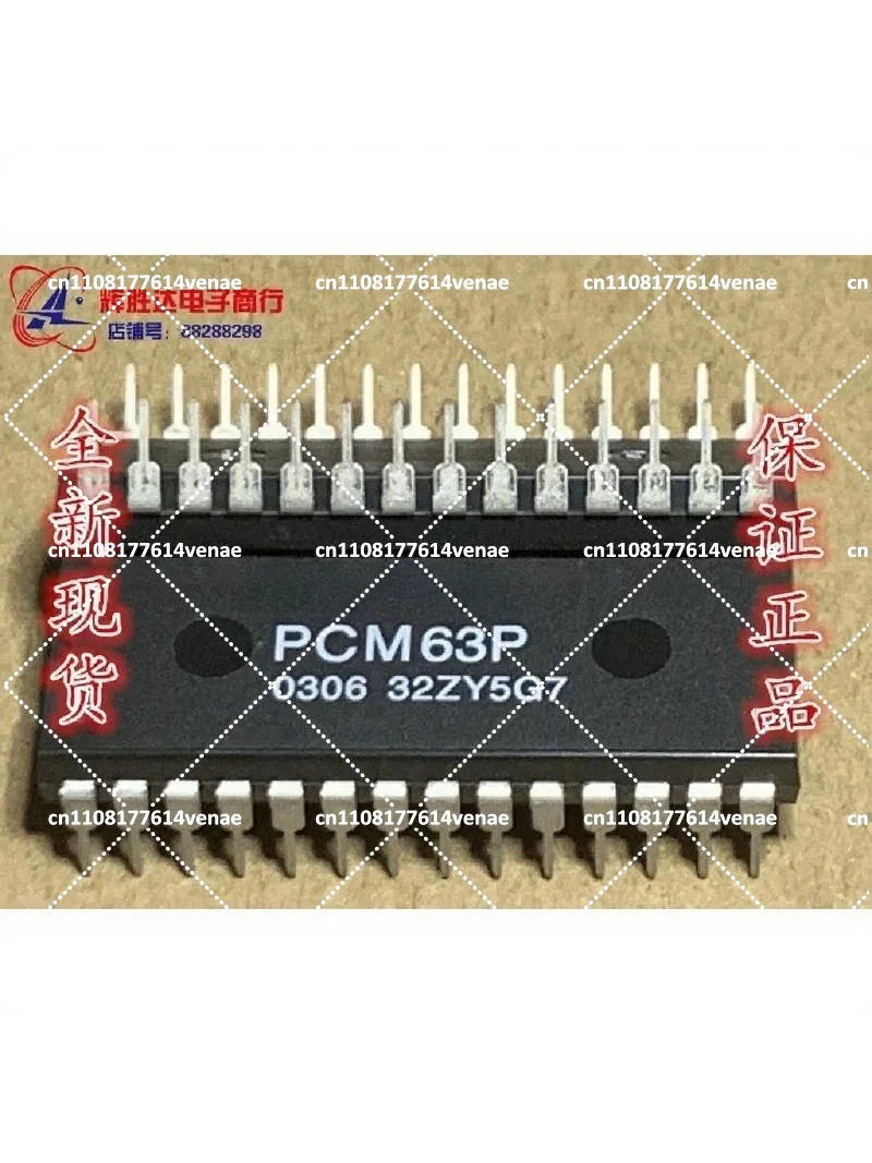 PCM63P 20-Bit Monolithic Audio Digital Analog Converter IC Chip