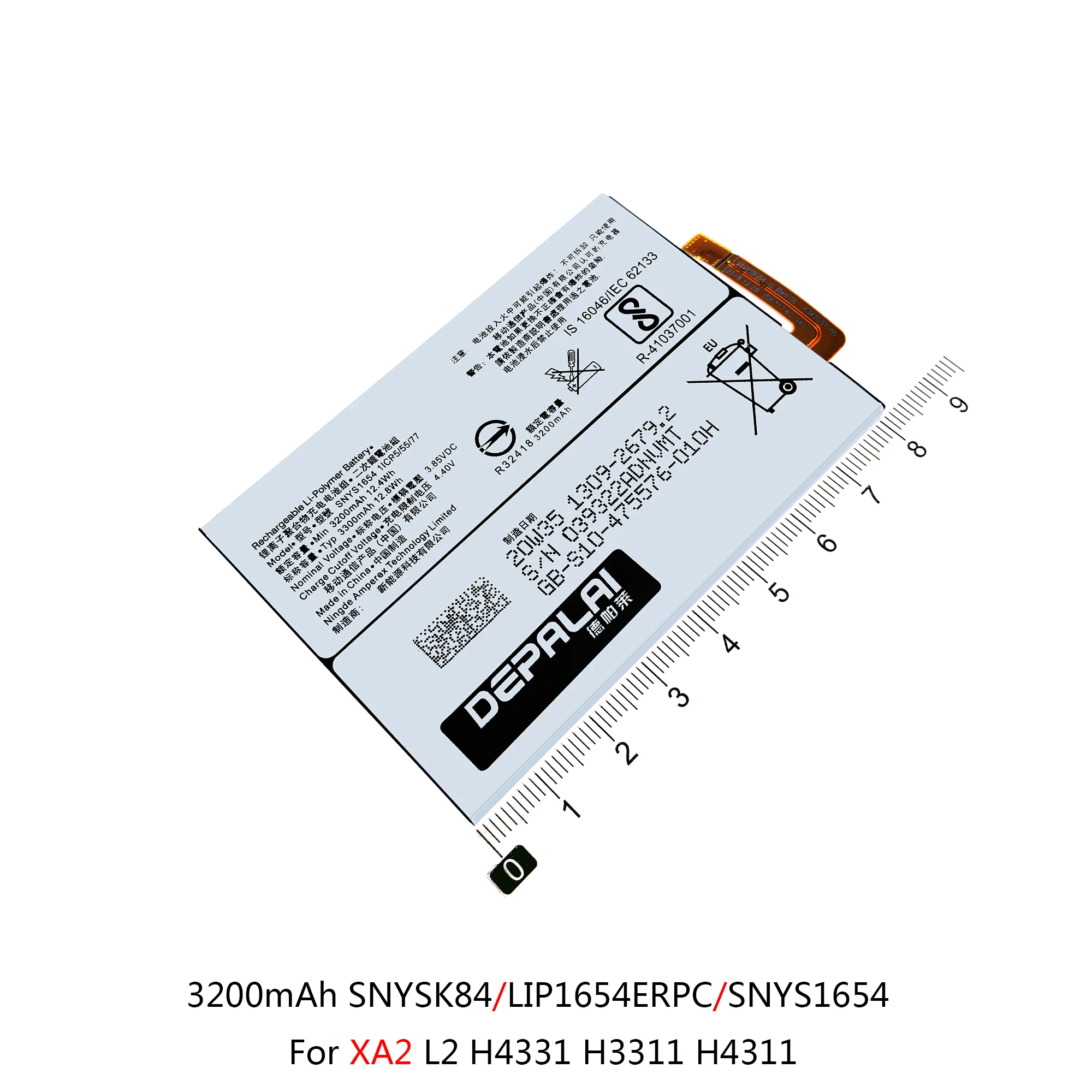 LIP1654ERPC Battery For Sony Xperia XA2 XA2Ultra L2 L3 L4 XA1P XA2P Batteries SNYSK84 LIP1653ERPC H3311 H4311 L3