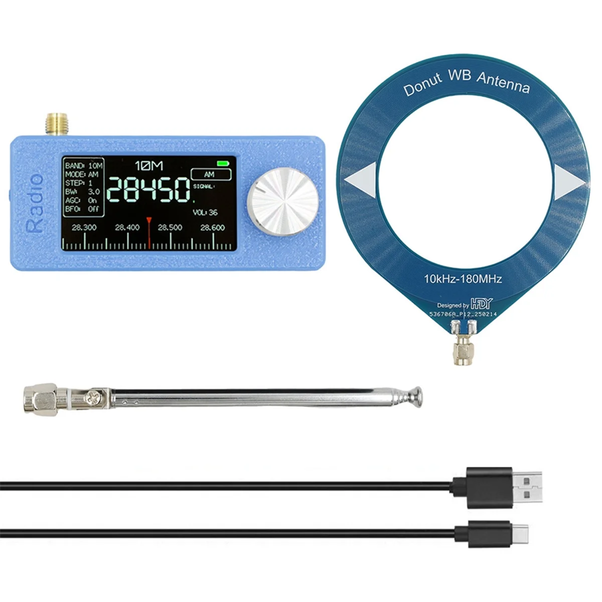 

NEW SI4732 Mini Radio Receiver 10Khz-180Mhz AM FM Radio HF SW MW VHF Mini Pocket Radio with Antenna