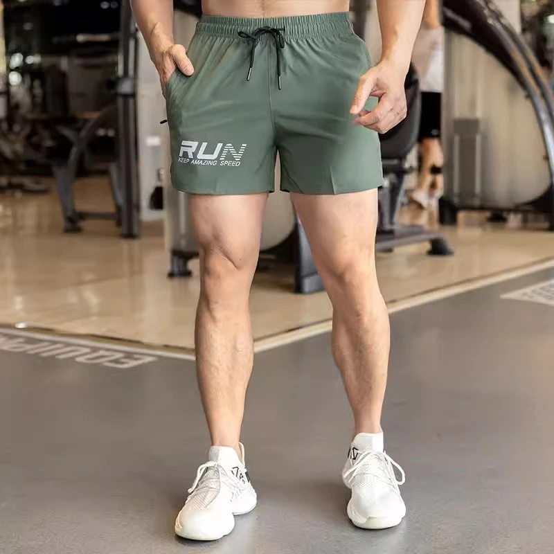 

Men's Sports Shorts Running Quick Dry Short Fitness Gym Shorts For Men Basketball Football Mini Pants Drawstring Elastic Short